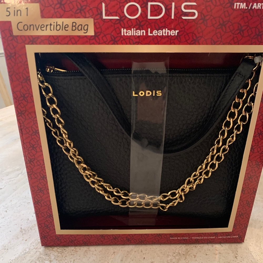 Lodis Emily 5n1 convertible crossbody leather